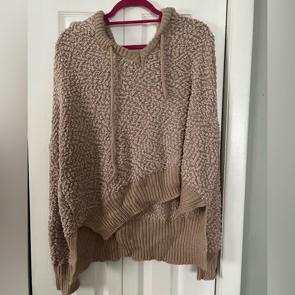 knit hoodie
